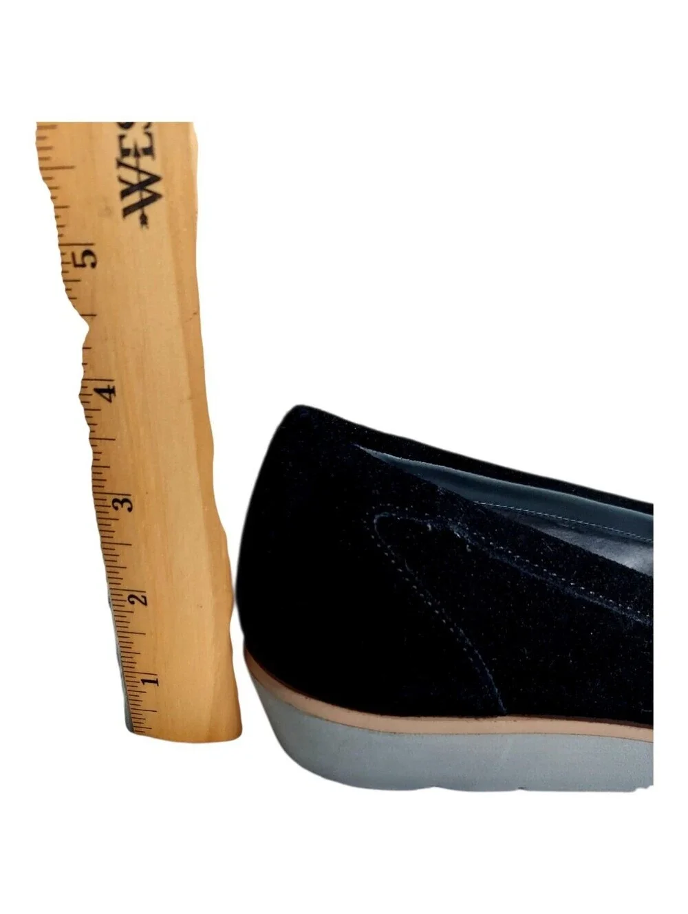 Aerosoles Black Suede Bow Loafers Comfort Flats Size 7.5
